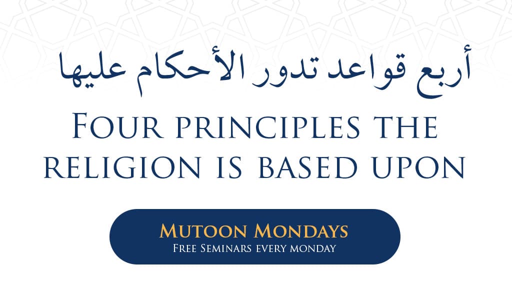 Four Principles The Religion Is Based Upon