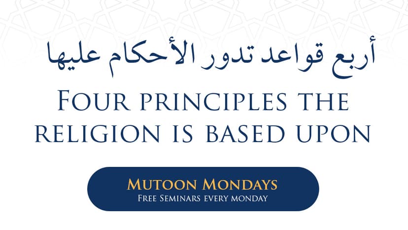 Four Principles The Religion Is Based Upon