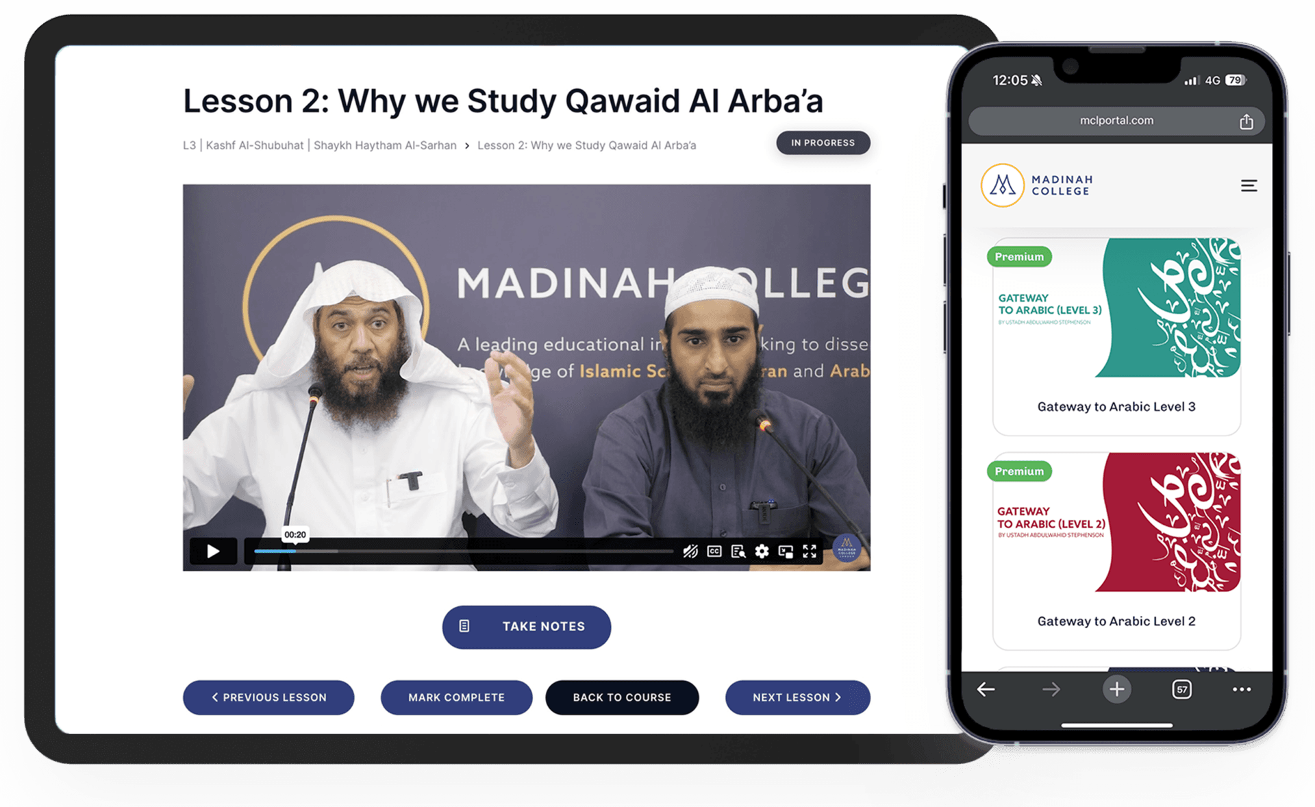 MCL Portal on iPad and iPhone